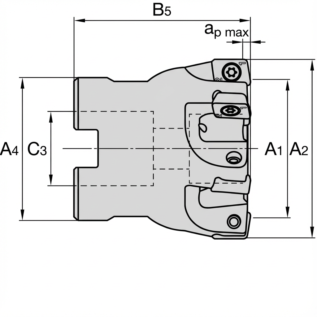 Schiță tehnică a 2Feed Mini Arbor