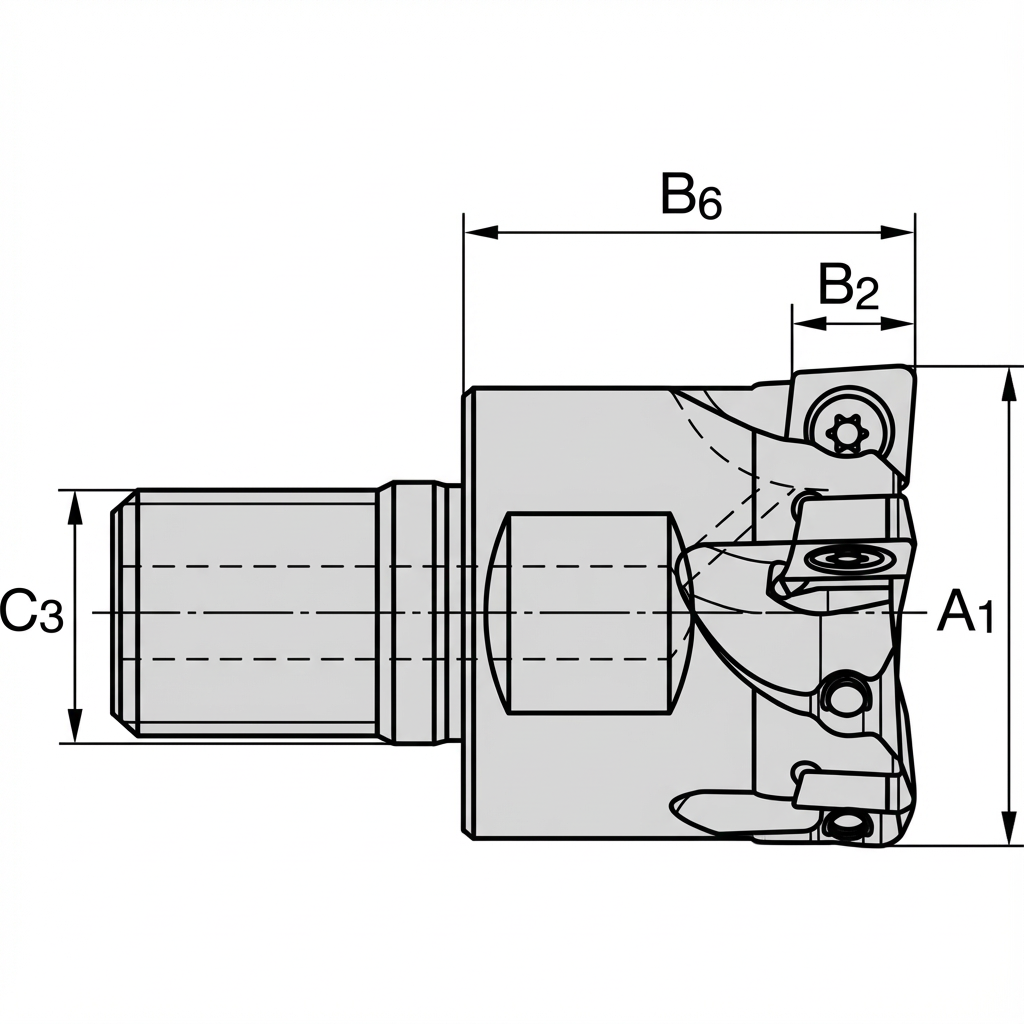 Teknisk skisse av FinishLine Screw On