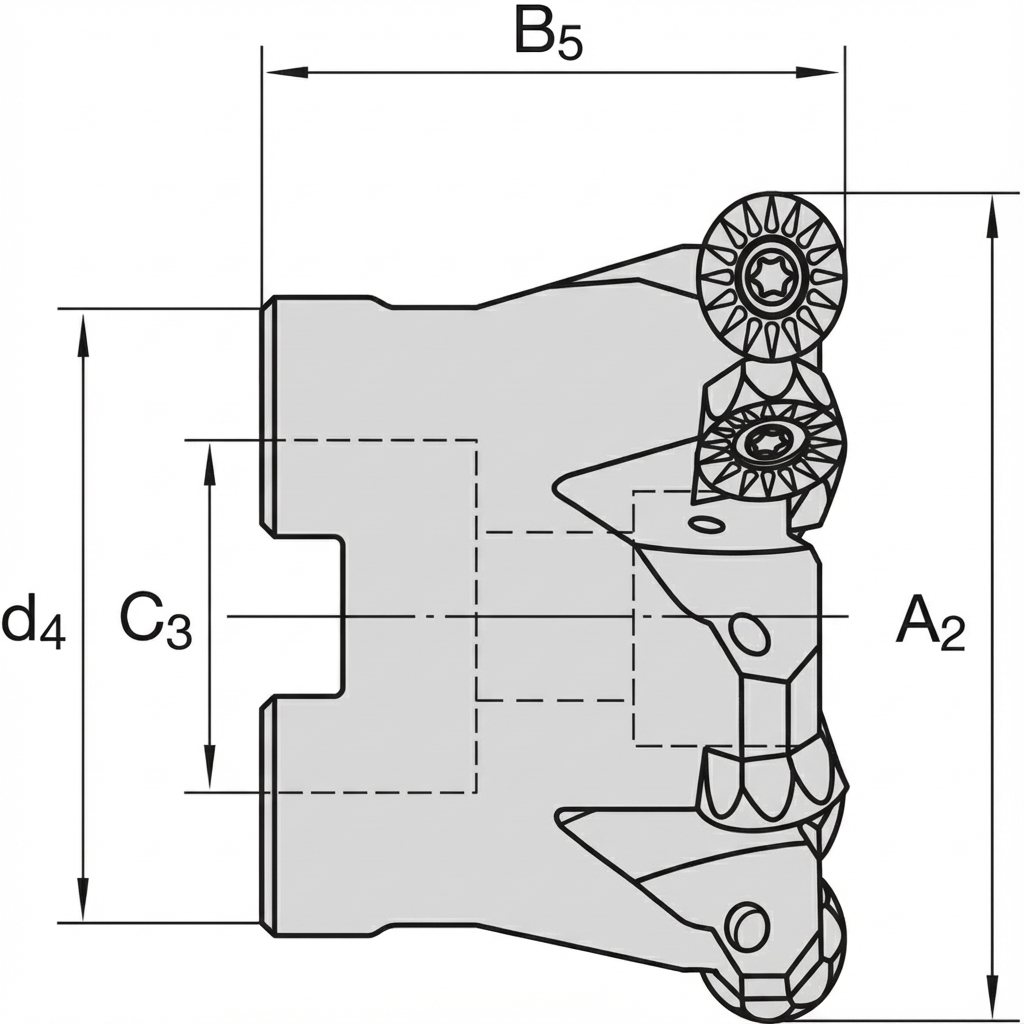 Technical scetch of MultiEdge 45 Universal