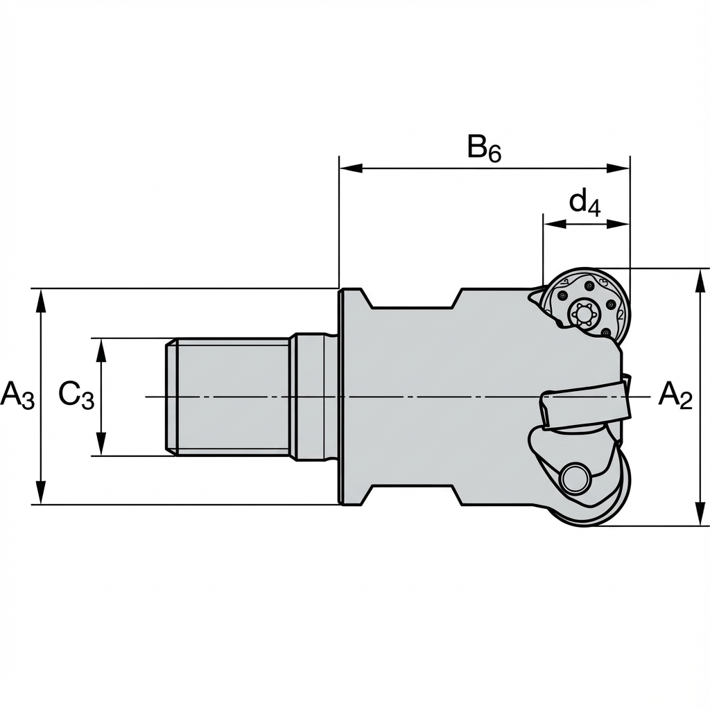 Teknisk skitse af ACU-Jet Double6 Screw On