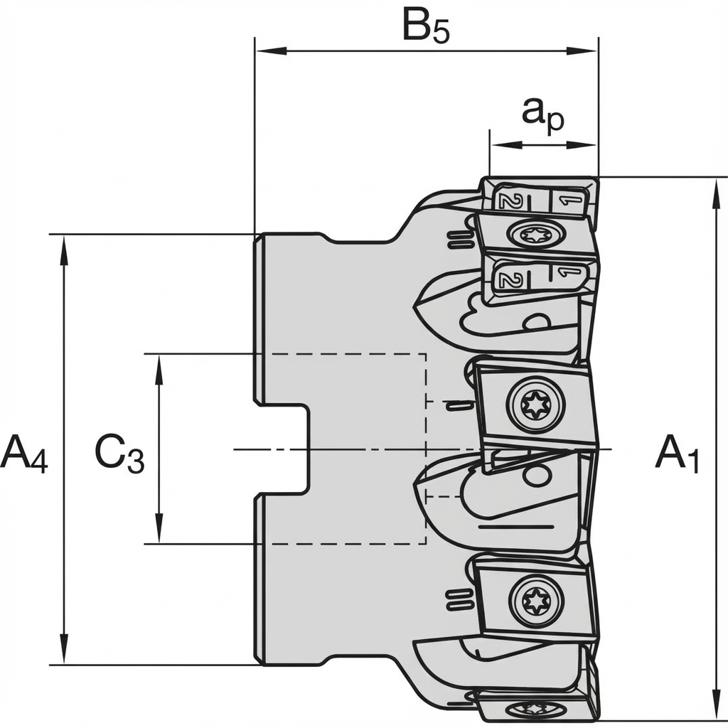 Teknisk skisse av MultiEdge T90 PRO4