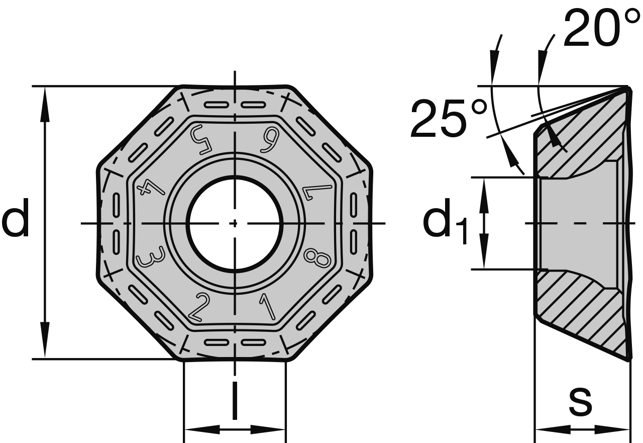 Technical scetch of OEKT0605AESN-BMS 