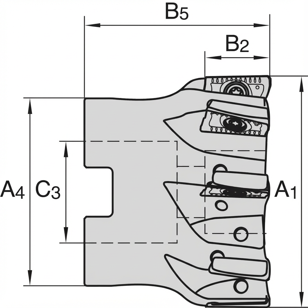 Teknisk skisse av Univex Arbor