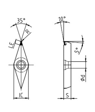 Teknisk skitse af VBGT