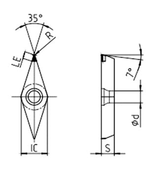 Teknisk skitse af VCGW