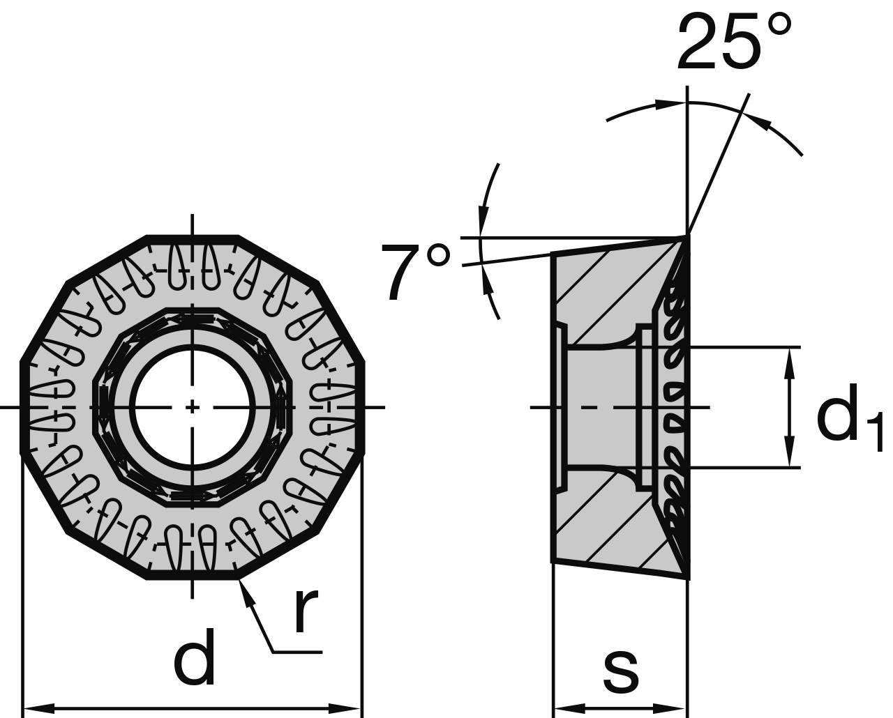 Technical scetch of XCKX 