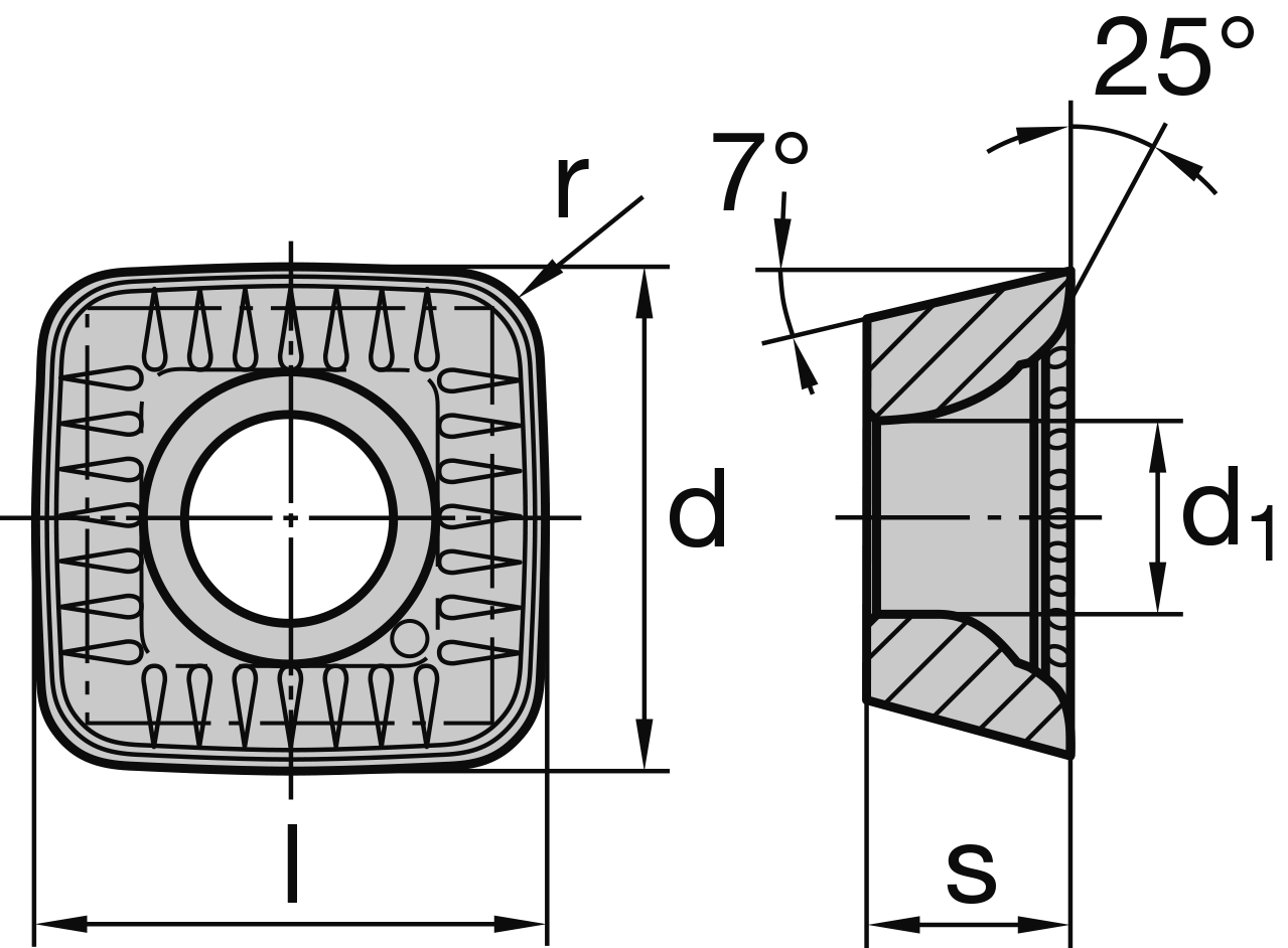 Technical scetch of XCNT-SN-TR 